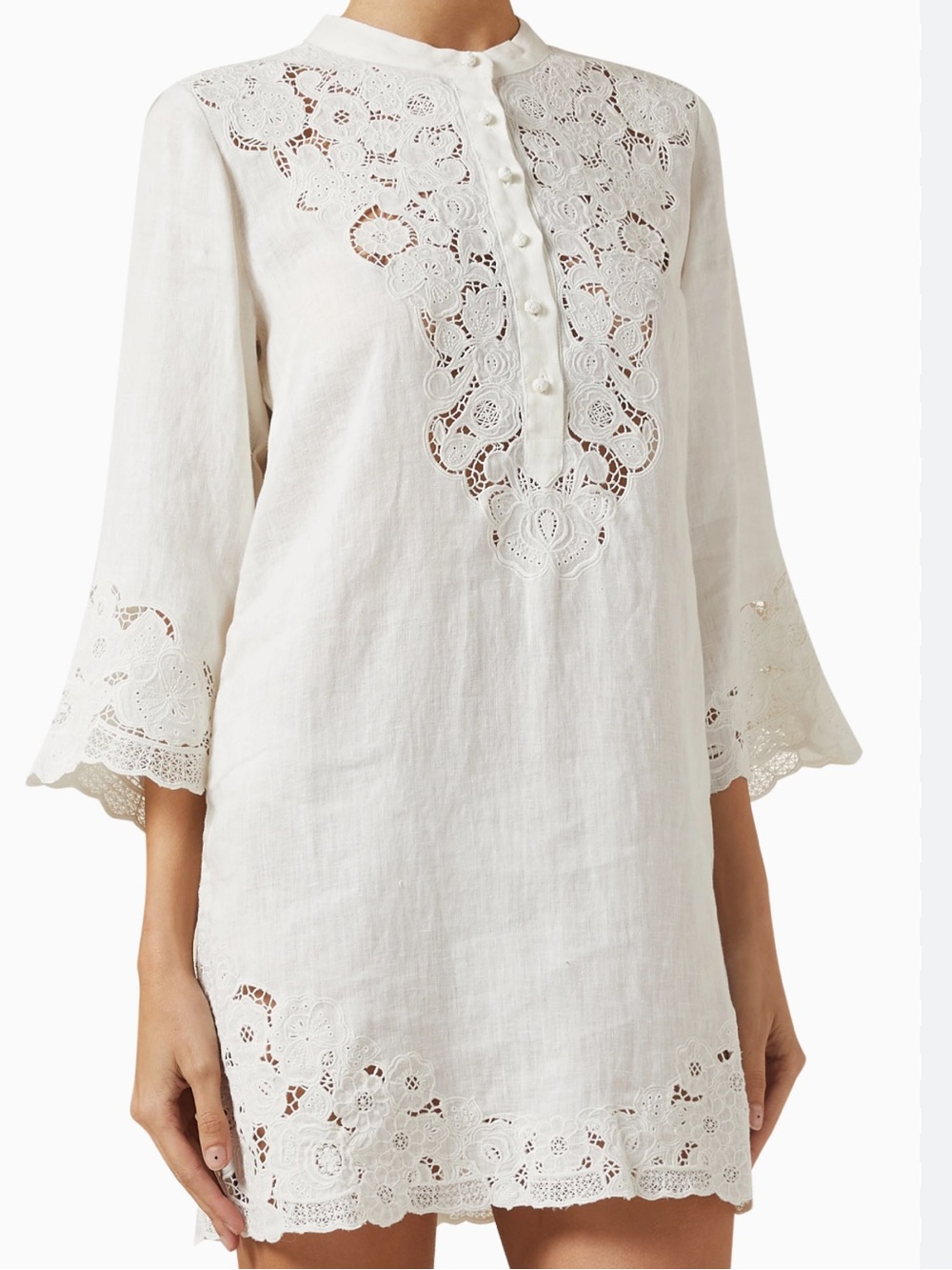 Doen Rochelle Dress XS White Mini Dress - Picture 6 of 7